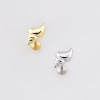 3D NAUTICAL CONCH SHELL TOP PUSHIN (THREADLESS) 316L SURGICAL STEEL LABRET SET